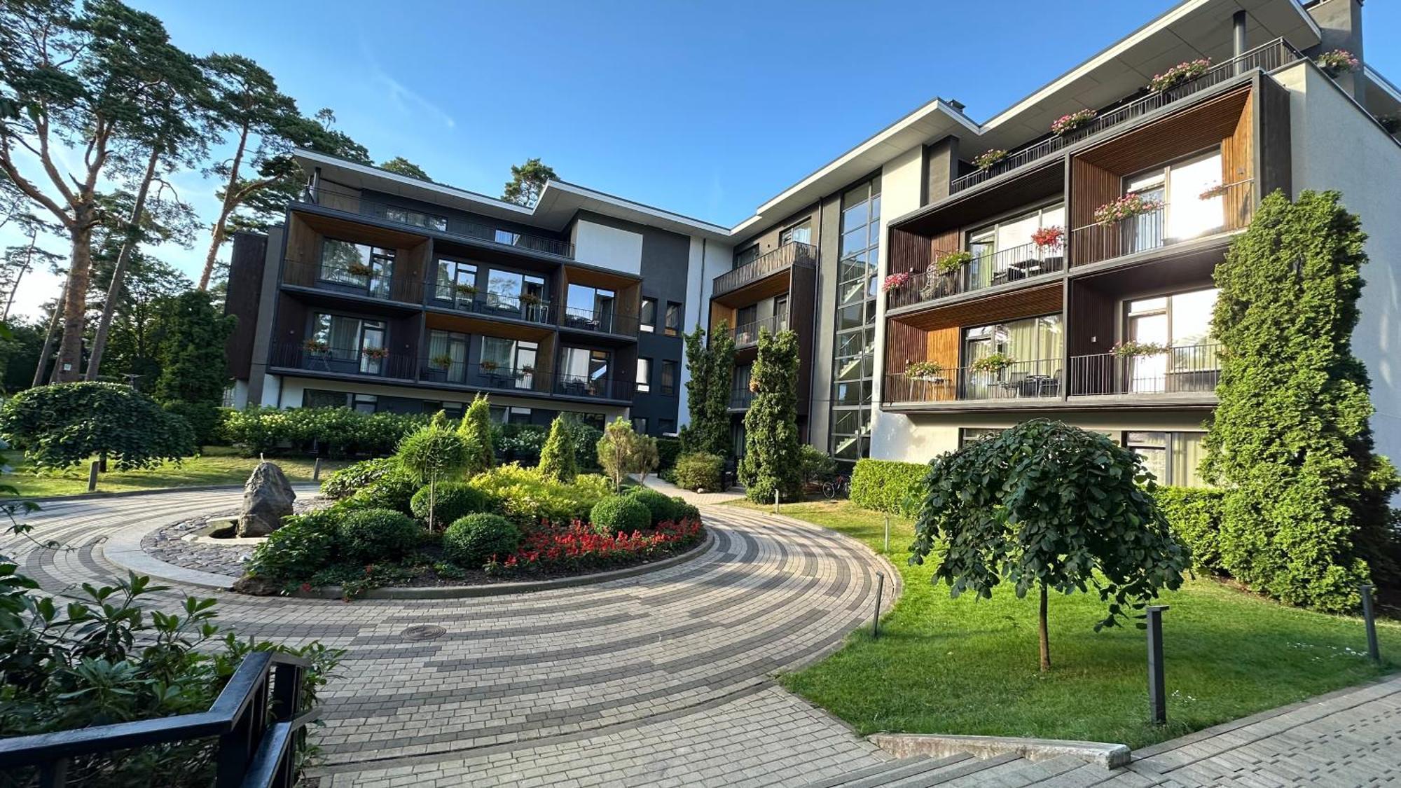 Apartamento Dzintari Jūrkalne Exterior foto